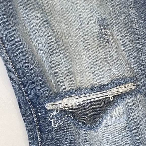 & Denim Jeans H&M Womens Size 32/32 Jeggings Distressed  Stretch Super Skinny - Picture 3 of 9